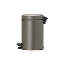 Poubelle à Pédale New Icon 3L Taupe - BRABANTIA