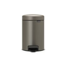 Poubelle à Pédale New Icon 3L Taupe - BRABANTIA