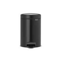 Poubelle à Pédale NewIcon 3L Noir Mat