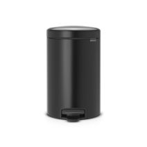 Poubelle à Pédale NewIcon 12L Noir Mat