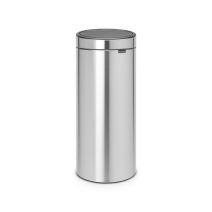 Poubelle de cuisine Touch Bin New Matt Steel 30L - BRABANTIA