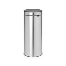 Poubelle de cuisine Touch Bin New Matt Steel 30L - BRABANTIA
