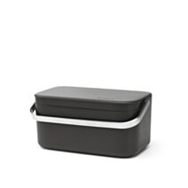Poubelle de table SinkSide 1,8L dark grey - BRABANTIA