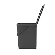 Poubelle de cuisine Sort & Go 25L gris - BRABANTIA