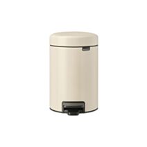 Poubelle à pédale NewIcon métal 3L beige - BRABANTIA