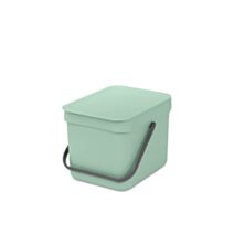 Poubelle de cuisine Sort & Go 6L Vert Jade - BRABANTIA