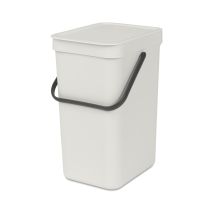 Poubelle de cuisine Sort & Go Light Grey 12L - BRABANTIA 