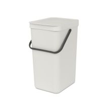 Poubelle de cuisine Sort & Go Light Grey 16L - BRABANTIA 