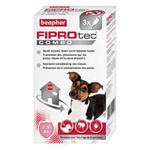 Pipette Fiprotec combo chien taille S x3 - BEAPHAR