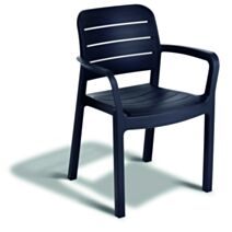 Fauteuil Tisara résine graphite