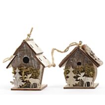 Nichoir écorce renne