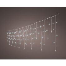 stalactite 8 feuilles blanc/blanc froid 500cm