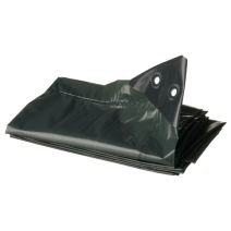 Bâche pour tas de bois œillet verte 90g/m² 3x4m - NATURE