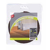 Grand bourrelet isolant à clouer brun 3 mx65mm 2000005 - ELLEN
