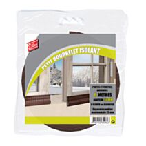 Petit bourrelet isolant à clouer brun 6 mx30mm 2000003 - ELLEN