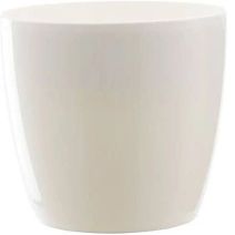 Pot Brussels diamond rond 14cm blanc