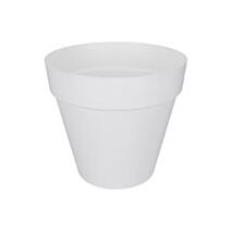 Pot loft rond D40cm x 35cm blanc - ELHO