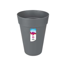Pot Loft urban rond haut 28 anthracite