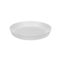 Soucoupe Loft urban ronde 17 blanc soie