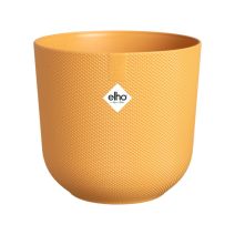 Cache-Pot de fleurs Jazz Rond Jaune Ambré Ø16cm    