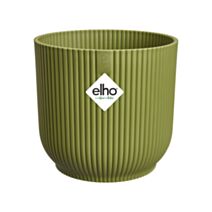 Pot Vibes Fold en plastique recyclé rond 22cm vert fougère - ELHO