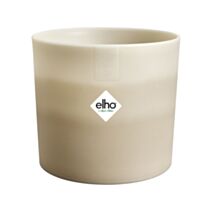 Pot Colour Gradient en plastique recyclé rond 14cm beige grès - ELHO
