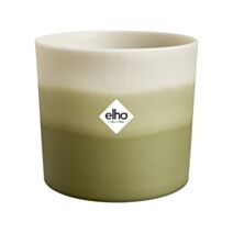 Pot Colour Gradient en plastique recyclé rond 16cm vert bambou - ELHO