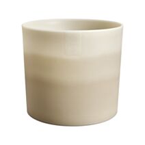 Pot rond Colour Gradient beige grès Ø16cm - ELHO