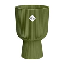 Pot Vibes Fold Coupe en plastique recyclé 30cm vert fougère - ELHO
