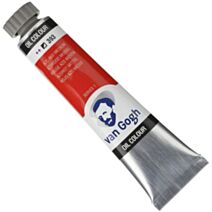 Peinture à l'huile tube 20ml rouge de cadmium foncé  306  - VAN GOGH