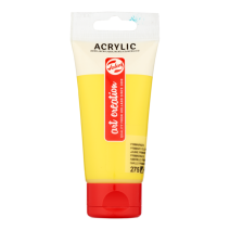 Peinture acrylique Jaune Primaire 275 75ml - TALENS ART CREATION