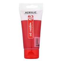 Peinture acrylique Carmin 318 75ml - TALENS ART CREATION