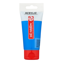 Peinture acrylique Cyan Primaire 572 75ml - TALENS ART CREATION