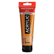 Peinture acrylique Standard Series Ocre d'Or 231 120ml - AMSTERDAM