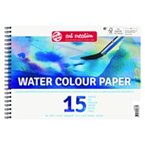 Papier pour Aquarelle A4 250gr 15 Feuilles - TALENS ART CREATION