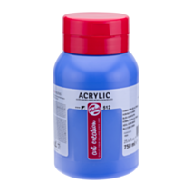 Peinture acrylique Bleu de Cobalt (Outremer) 512 750ml - TALENS ART CREATION