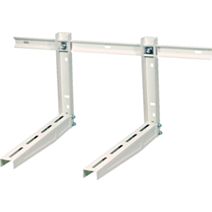 Lot de 2 équerres murales pour climatisation fixe QLIMA