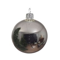 Boules verre uni brillant
