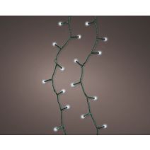 Guirlande électrique clignotante extérieure blanc froid 100 leds 5m