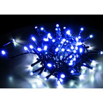 Guirlande électrique clignotante extérieure blanc froid 100 leds 5m