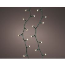 Guirlande électrique clignotante extérieure blanc chaud 100 leds 5m