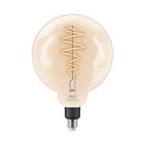 Ampoule filament connectée G200 E27 CCT transparent 40W - PHILIPS