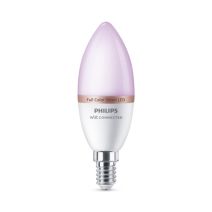 Ampoule SMD connectée flamme E14 RVB CCT opaque 40W - PHILIPS