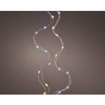 Guirlande électrique intérieur LED multicolore 2,95m - LUMINEO