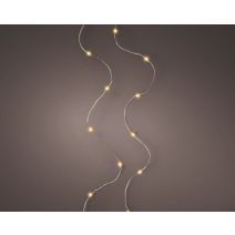 Guirlande électrique intérieur LED blanc chaud 2,95m - LUMINEO