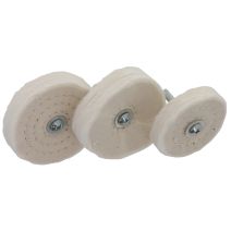 Lot de 3 brosses circulaires coton - SCID