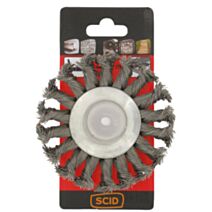 Brosse cuvette mèches acier torsadées Ø95mm - SCID