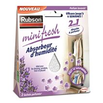 2 absorbeurs d'humidité Minifresh lavande - RUBSON