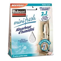 2 absorbeur d'humidité Minifresh Neutre 2x50gr - RUBSON