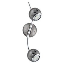 Barre 2 LED Bimeda GU10/3W noir/chrome - EGLO